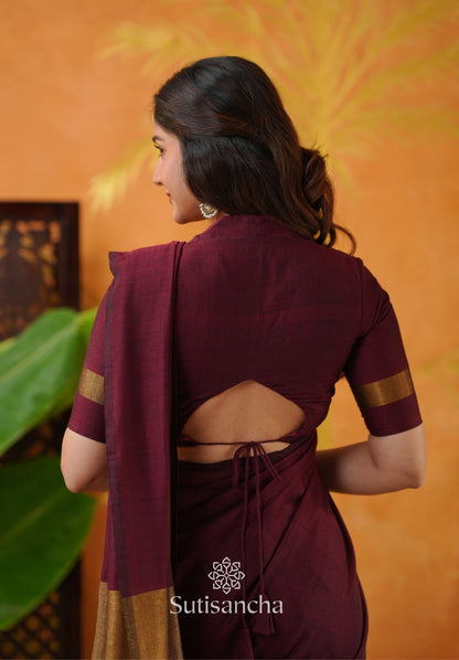 Dhiyona SS Tradition Touch Khadi Cotton Saree