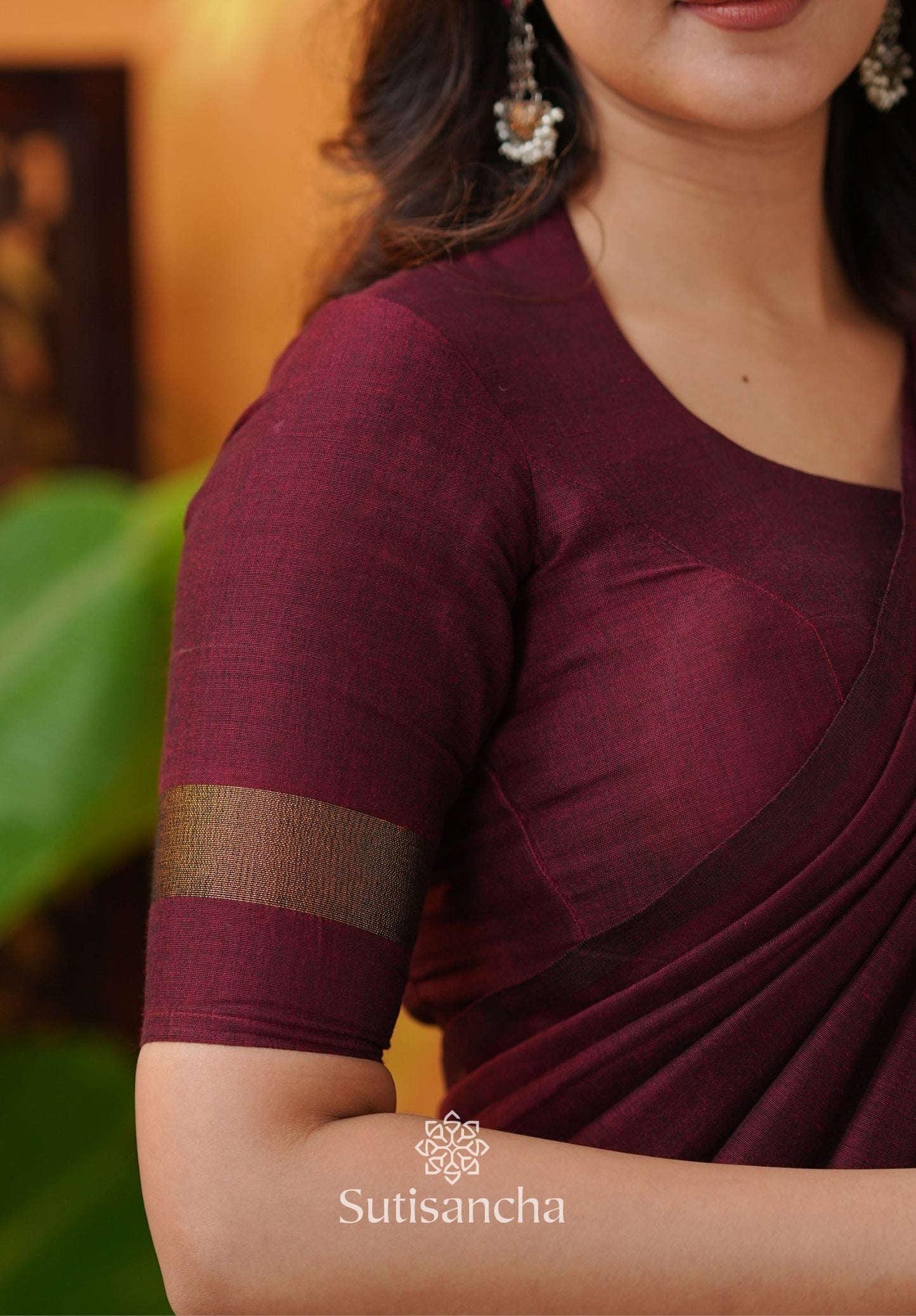 Dhiyona SS Tradition Touch Khadi Cotton Saree