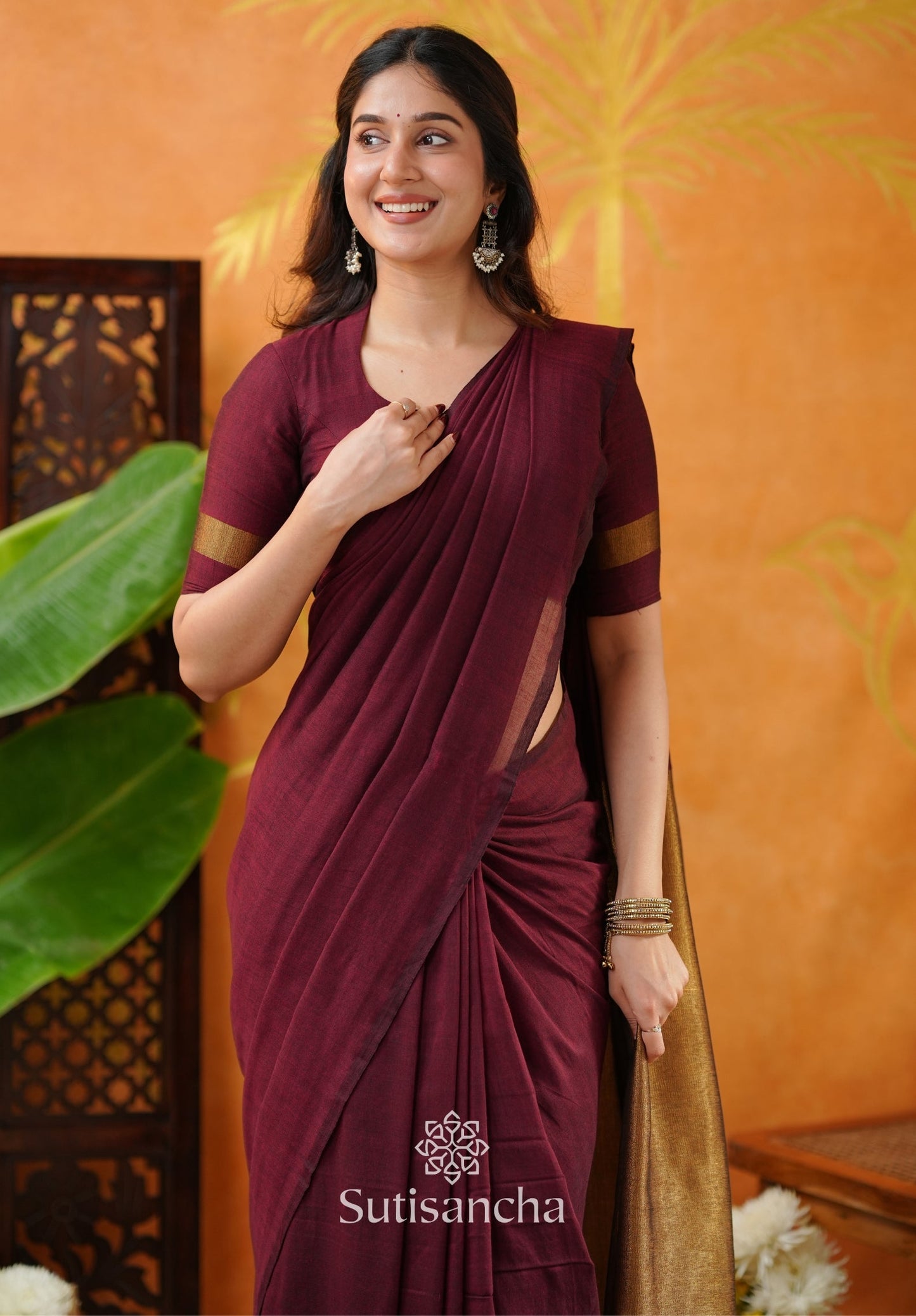 Dhiyona SS Tradition Touch Khadi Cotton Saree