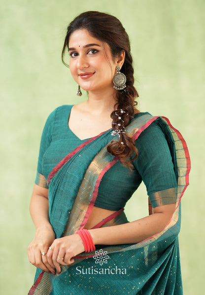 Dhiyona SS Sitaara Mul: Handwoven Sequin Elegance
