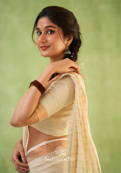 Dhiyona SS Sitaara Mul: Handwoven Sequin Elegance