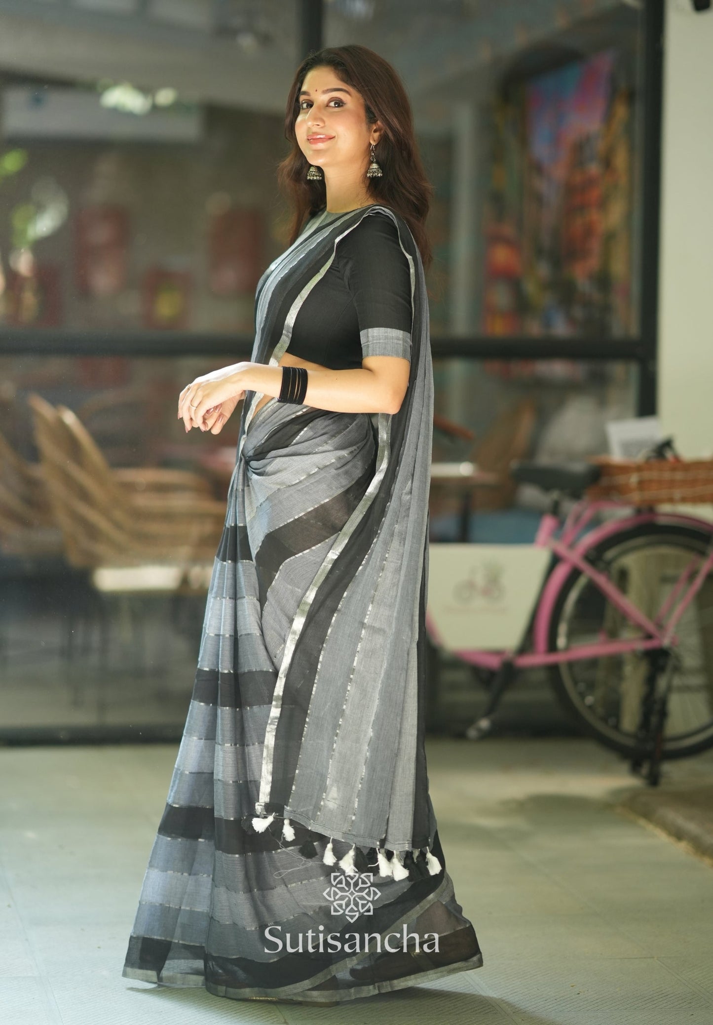 Dhiyona SS Threads of Joy – Multicolor Mul Cotton Magic
