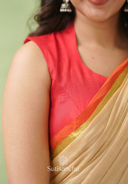 Dhiyona SS Golden Edge Classic Mul Saree