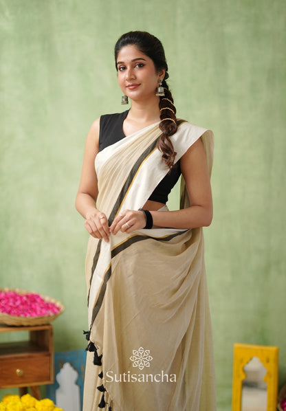 Dhiyona SS Luminous Charm Mul Saree