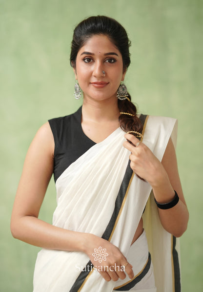Dhiyona SS Luminous Charm Mul Saree