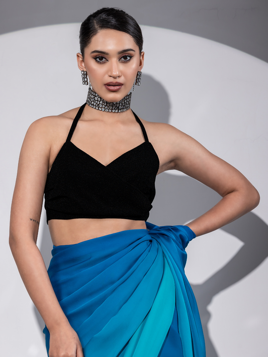 Dhiyona ST Blouse - Stretchy Halter Blouse