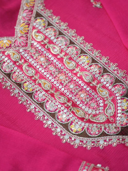 Dhiyona HOP Women Ethnic Motifs Embroidered Kurta with Sharara & Dupatta
