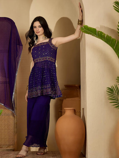Women Blue Kurta Sets