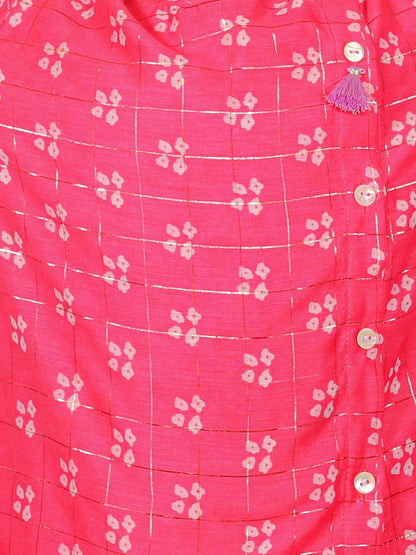 Folklore Boys Pink Kurta with Dhoti