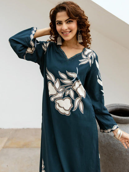 Women Floral Printed Kurta with Palazzo