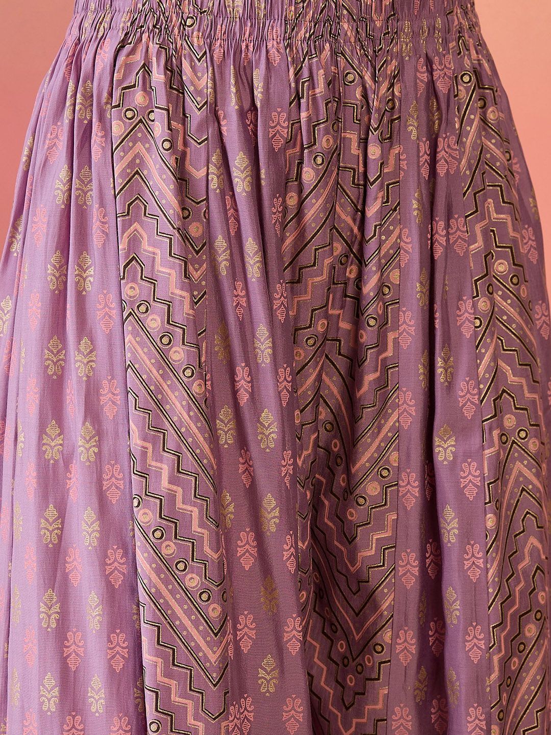 Dhiyona SN Alia Cut Embroidered Kurta & Palazzo With Dupatta