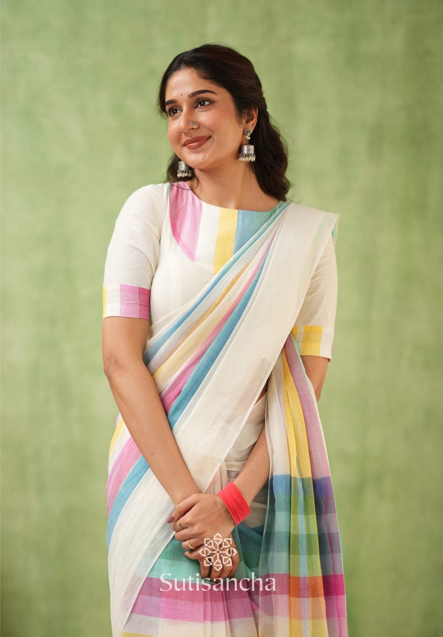 Dhiyona SS Mul Tones – Vibrant Checks Edition