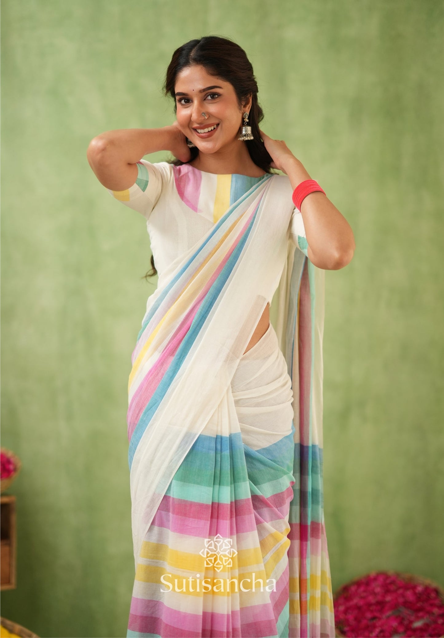 Dhiyona SS Mul Tones – Vibrant Checks Edition