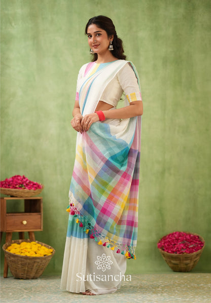 Dhiyona SS Mul Tones – Vibrant Checks Edition