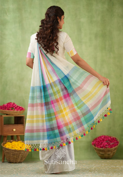 Dhiyona SS Mul Tones – Vibrant Checks Edition
