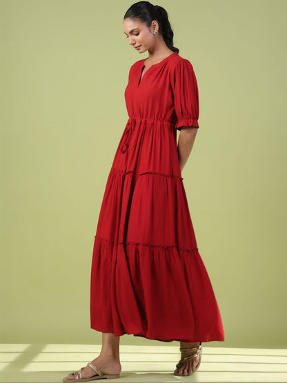 Dhiyona AY Women's Printed Tier Dress