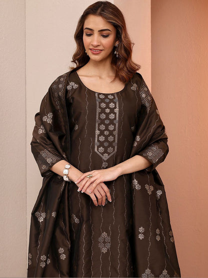 Women Regular Kurta with Trousers & With Dupatta
