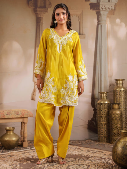 Dagdai Sunshine Embroidery Farshi Suit Set