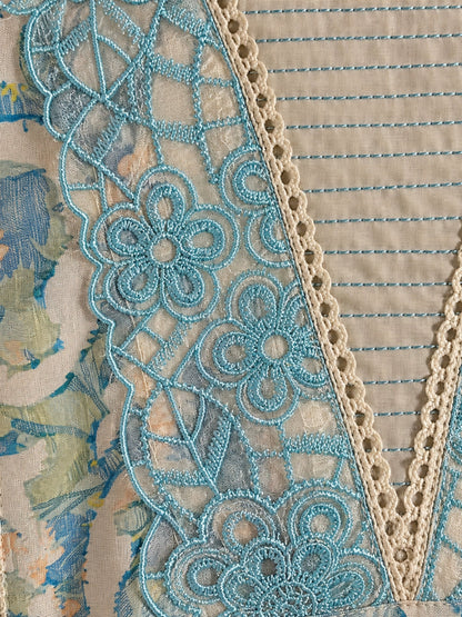 Dagdai Yin Embroidery Cotton Suit Set