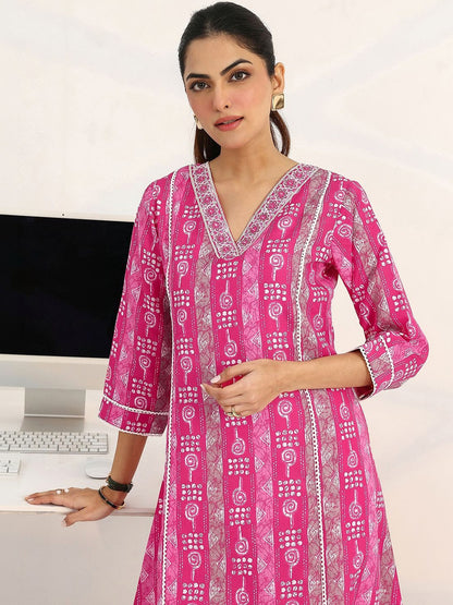 Women Ethnic Motifs Printed Regular Kurta with Trousers & With Dupatta