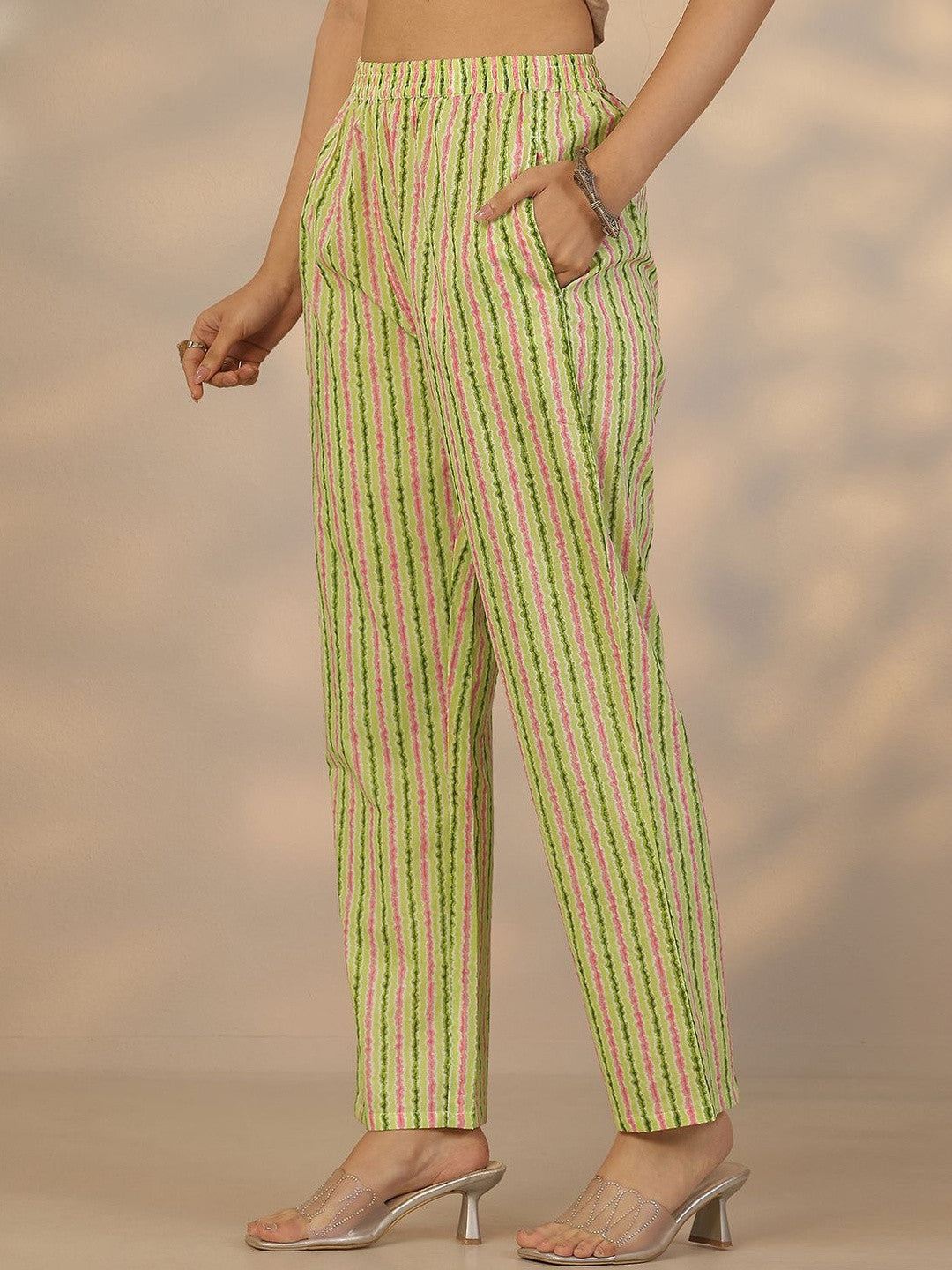 Women Ethnic Motifs Printed Regular Thread Work Kurta with Trousers & With Dupatta
