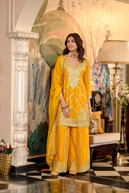 Sreyashi Amber Premium Full Heavy Work Suit set