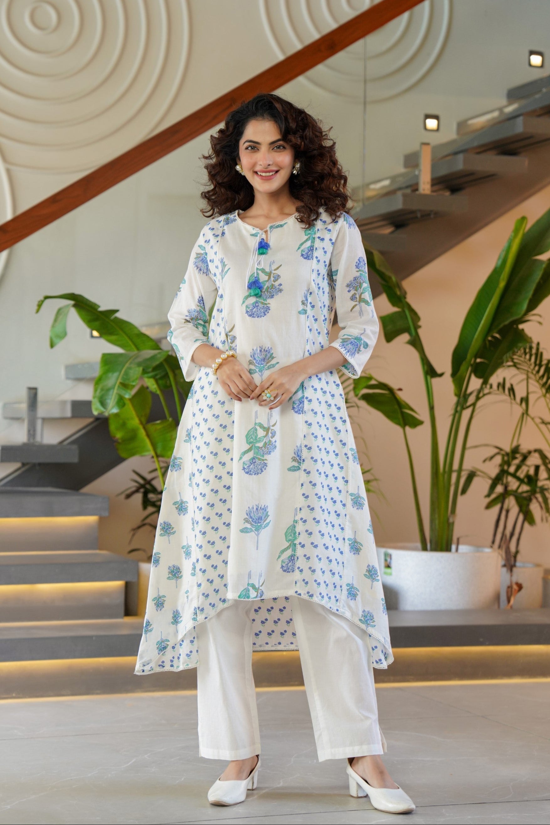Manjula Angel Pure Cotton Kurta Pant Set