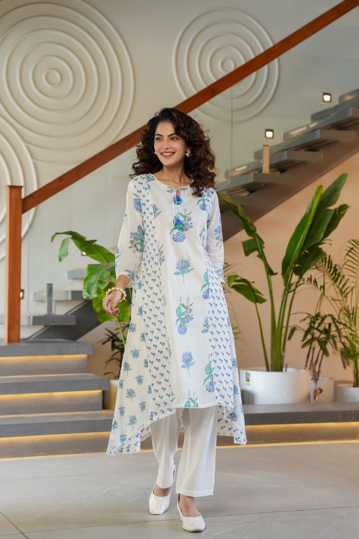 Manjula Angel Pure Cotton Kurta Pant Set