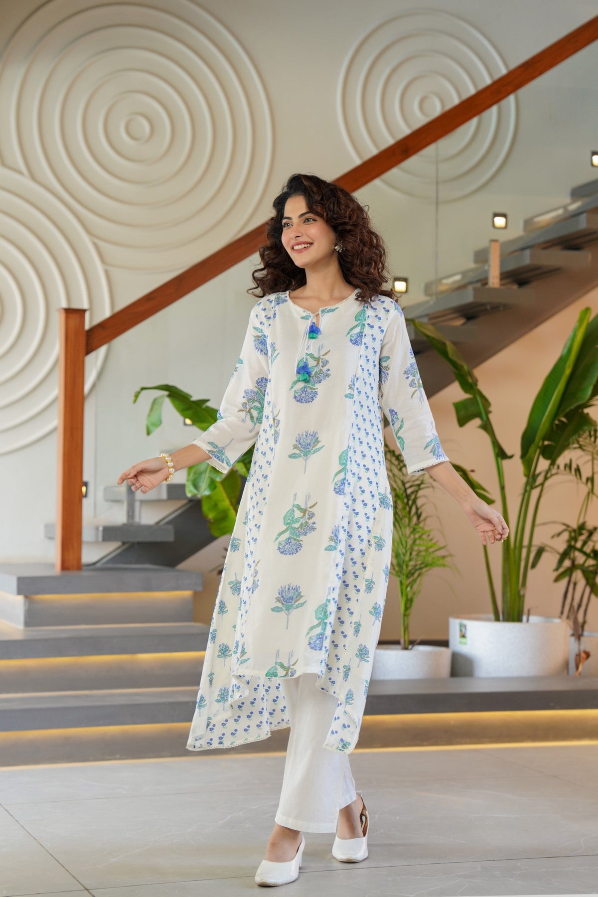 Manjula Angel Pure Cotton Kurta Pant Set