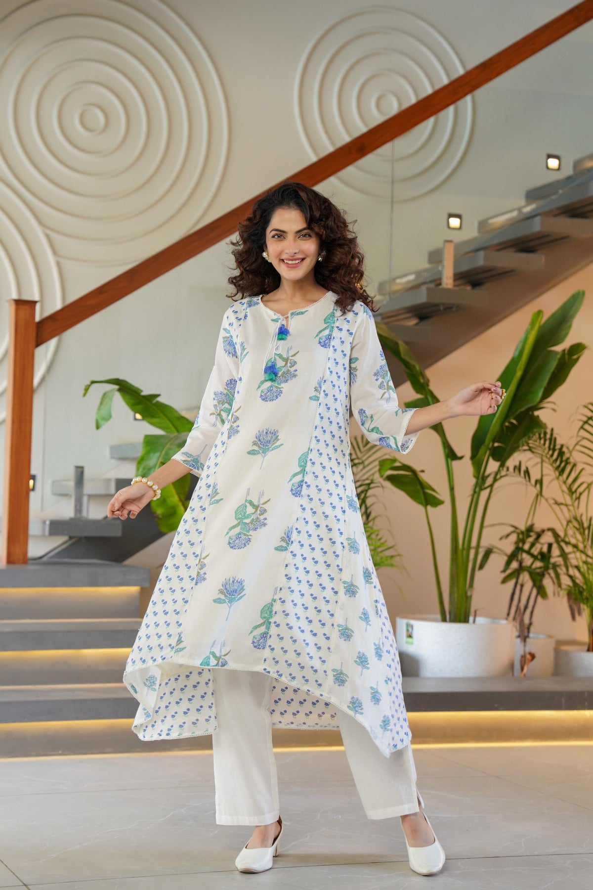 Manjula Angel Pure Cotton Kurta Pant Set