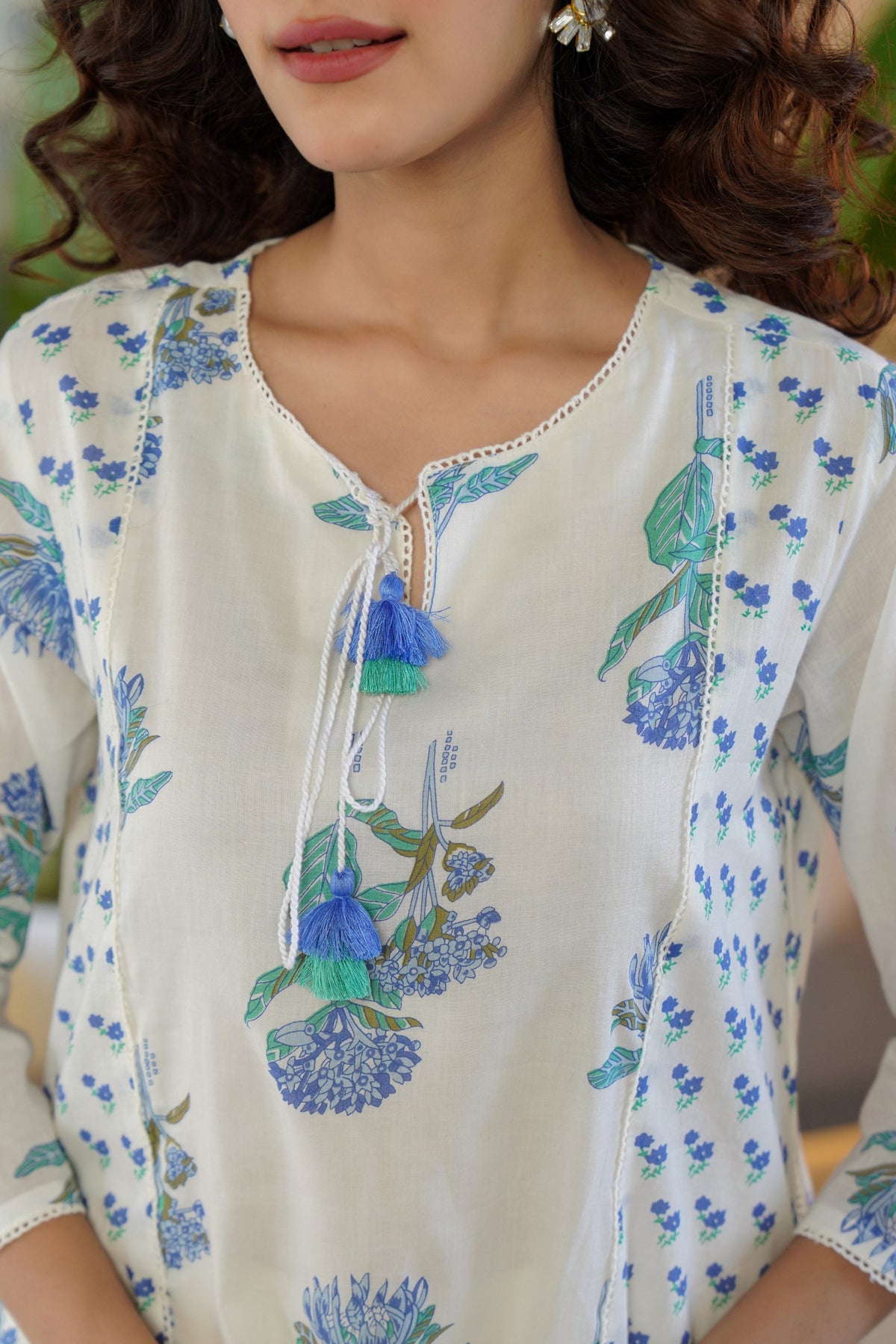 Manjula Angel Pure Cotton Kurta Pant Set
