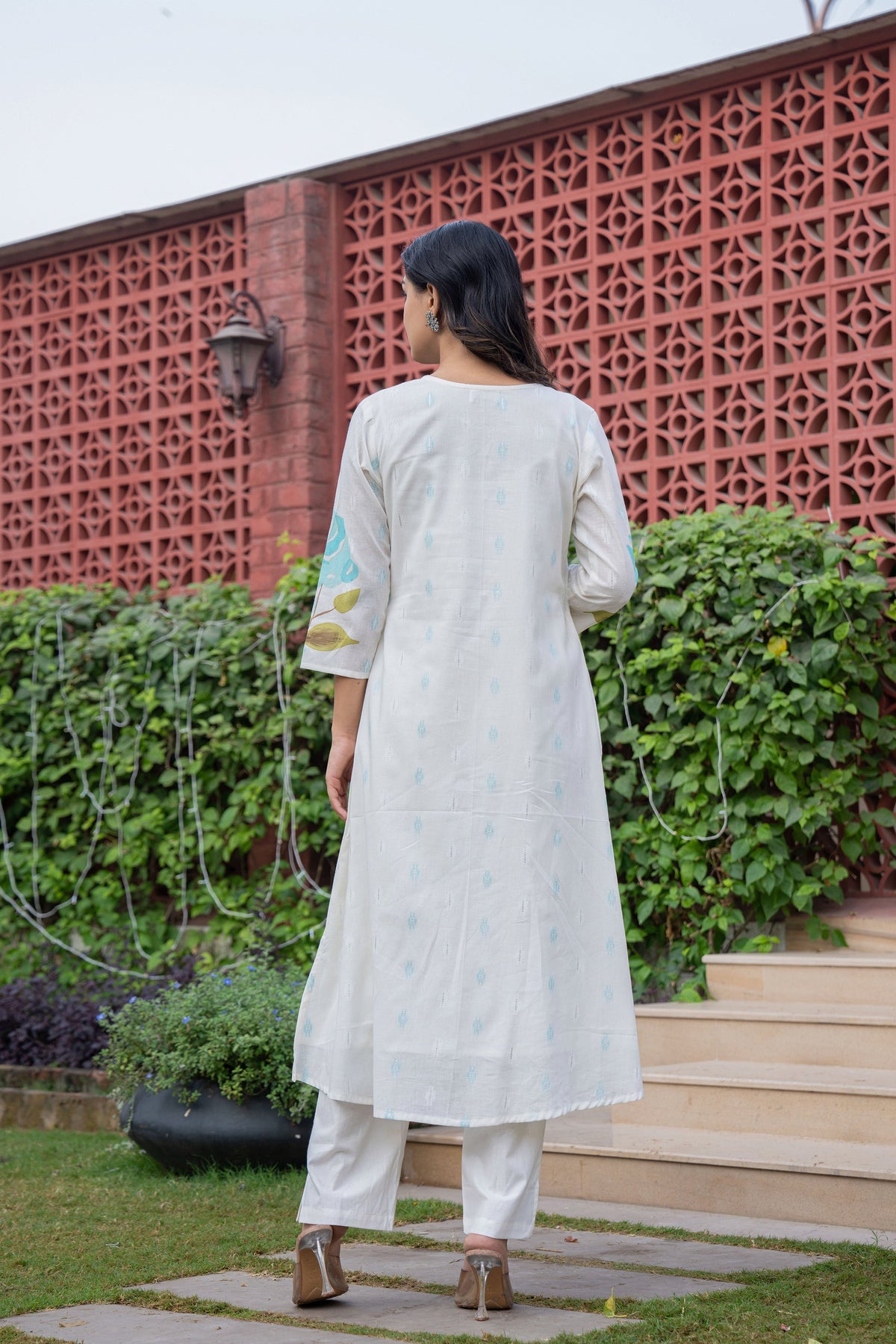 Hemal Ocean Digital Print pure cotton Mul Kurta pant Set