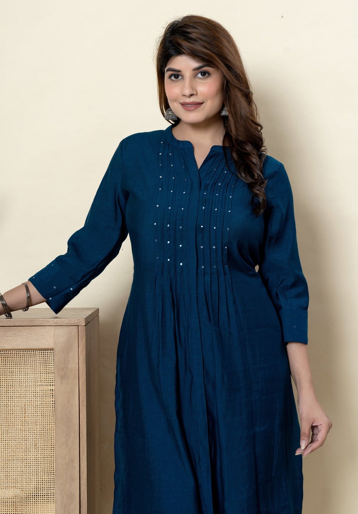 Mika Azure Kurta Pant Set