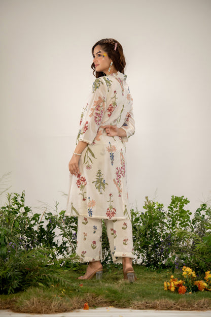 Manjula Pearl Cotton Kurta Pant Set