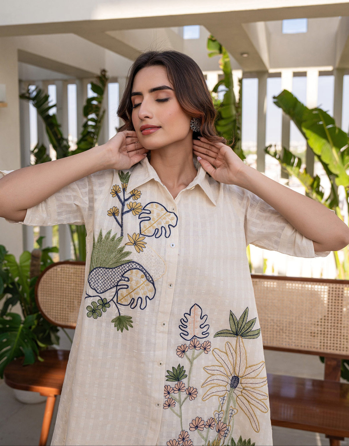 Teresa Walnut Cotton Co-ord Set