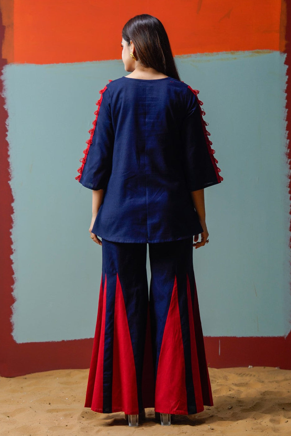 Tatva Azure Cotton Co-ord Set