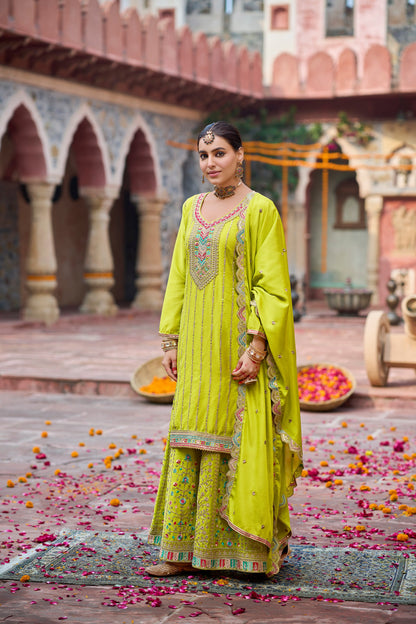 Ganika Fern Full Work Heavy Work Premium Suit Set