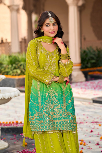 Chaitali Hariyali Full Work Suit Set