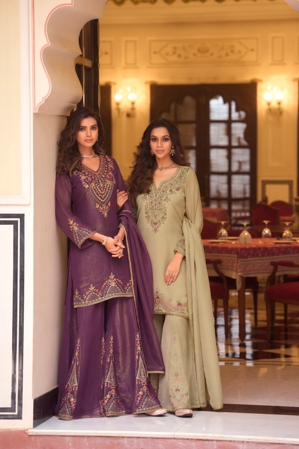 Garcha iris full work suit set