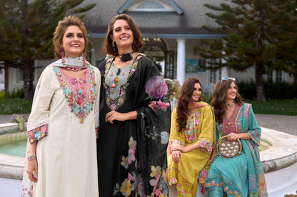 Akya Jade Embroidery Cotton Suit Set