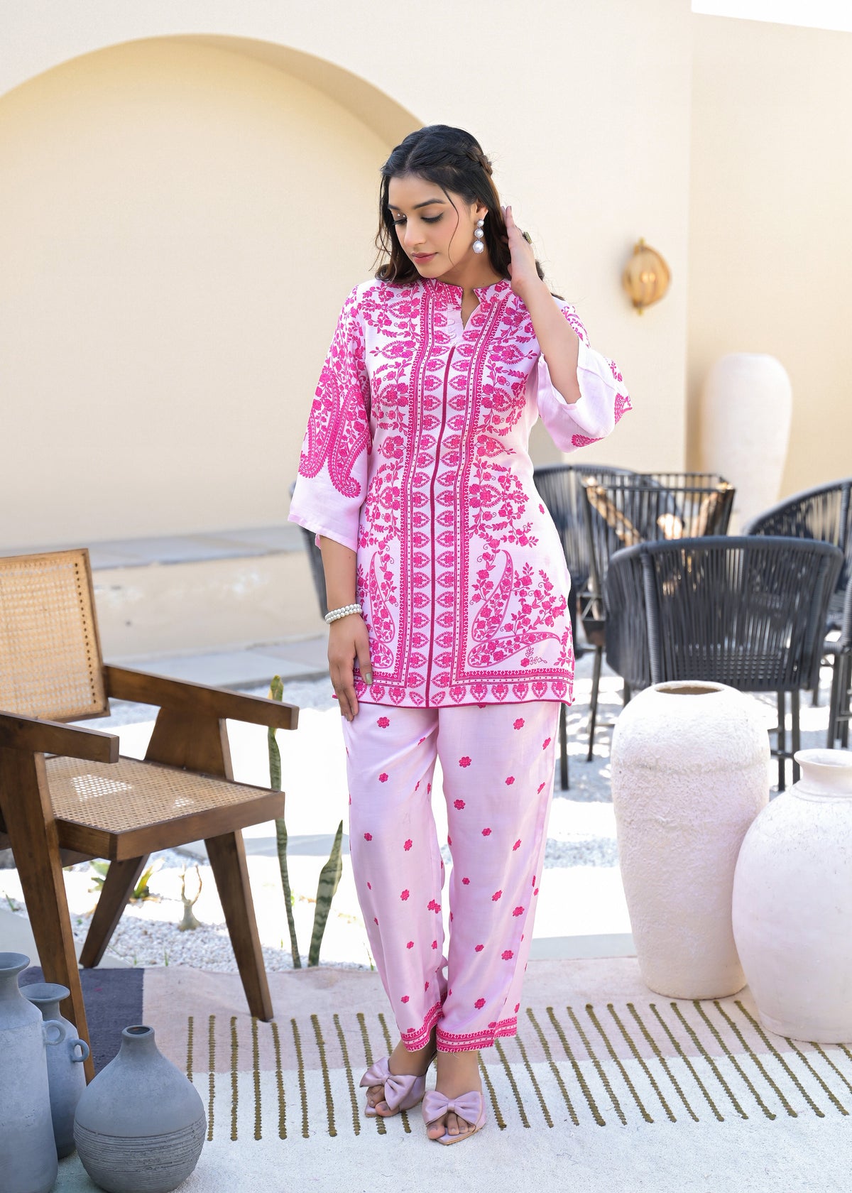 RAAGVI BLOSSOM COTTON Co-Ord SET