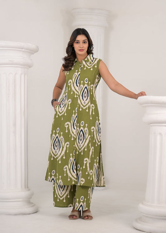 AutumnLane ITI FERN COTTON KURTA PANT SET