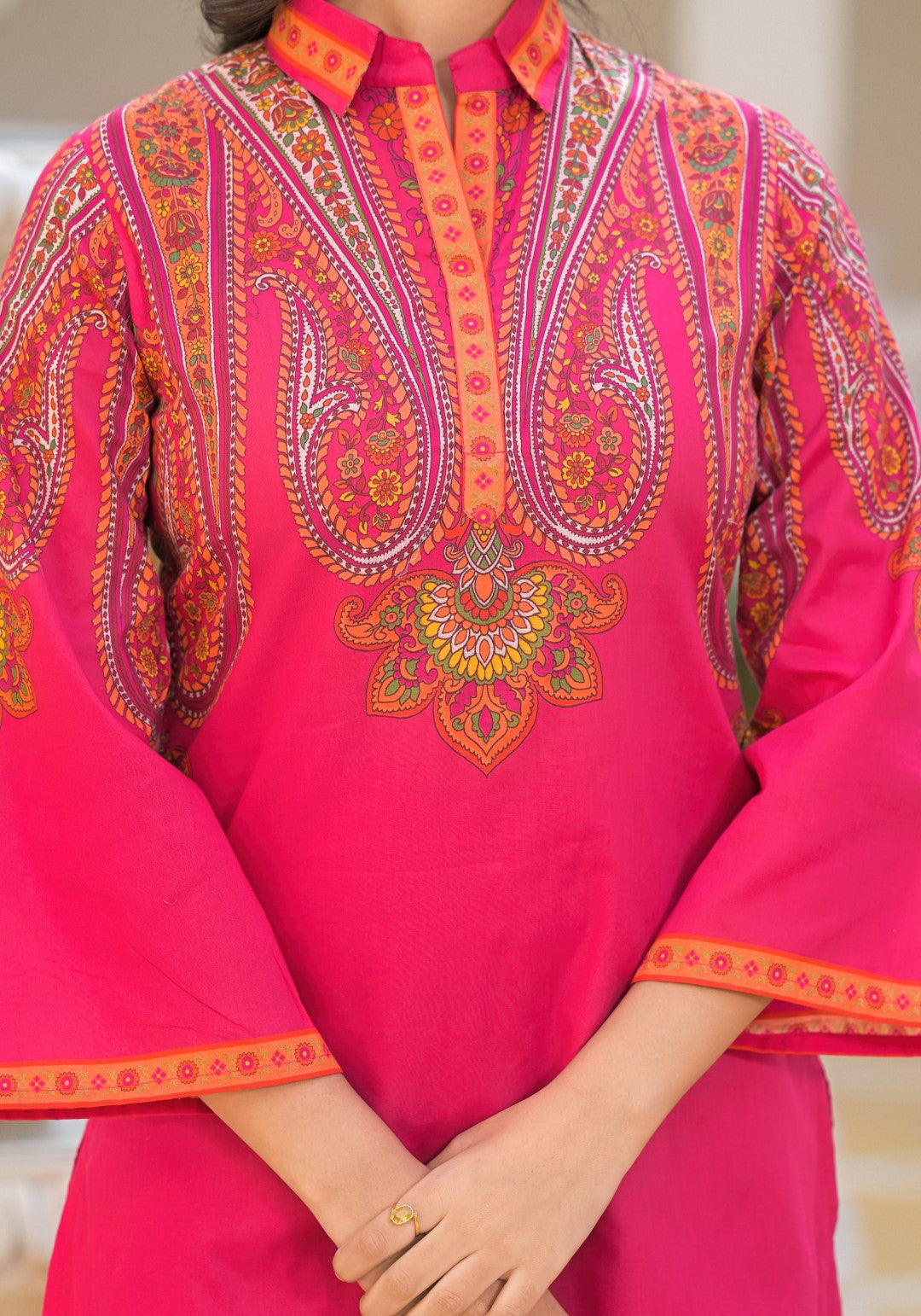 Bhakti Flamingo Cotton Co-ord Set