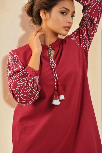 Ubud Jam Embroidery Cotton Co-ord Set