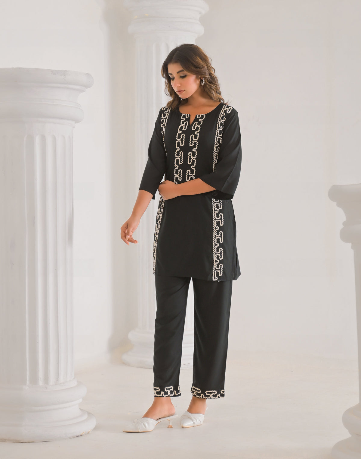 Kara Jade Embrodiered Co-ord Set