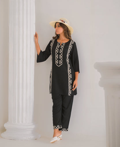 Kara Jade Embrodiered Co-ord Set