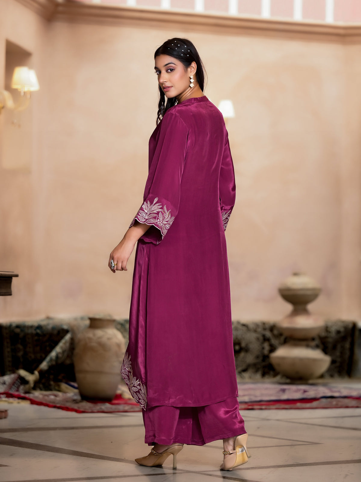 Irene Mulberry premium Co-Ord Set
