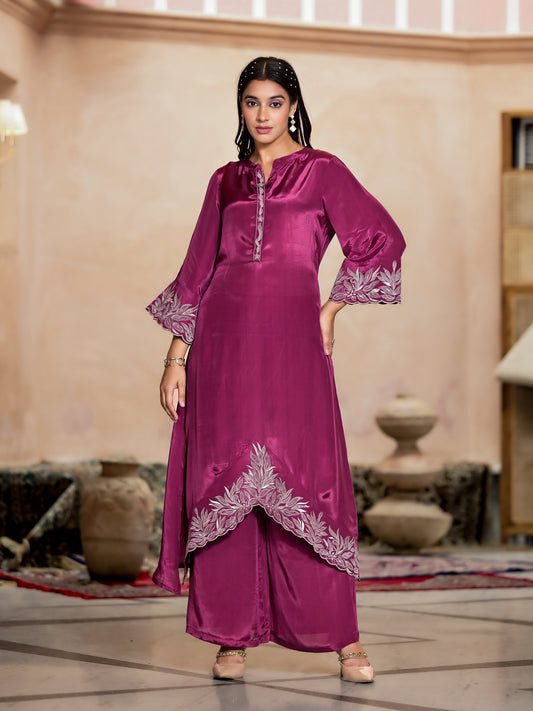 AutumnLane Irene Mulberry premium Co-Ord Set