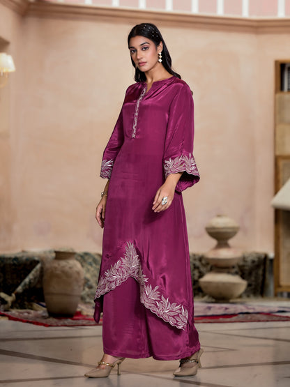 Irene Mulberry premium Co-Ord Set