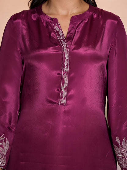 Irene Mulberry premium Co-Ord Set